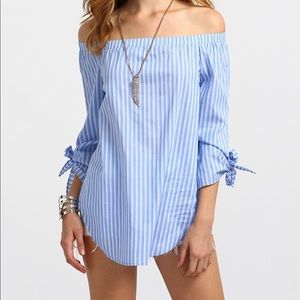 Off shoulder blouse